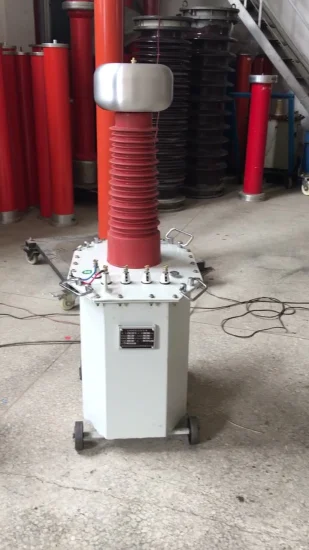 HV 絶縁試験装置に耐える中国製の高品質 50kV および 100kV ポータブル AC/DC 高電圧変圧器